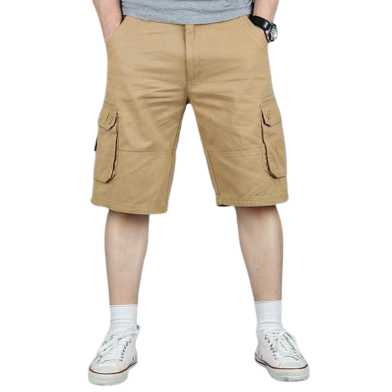 Mens cotton cargo shorts