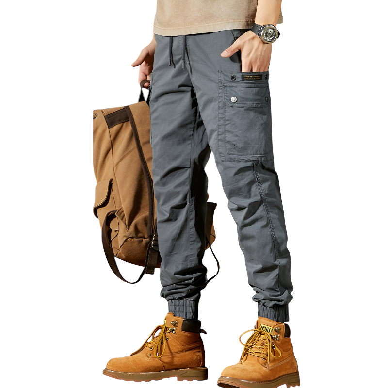 Men’s Elastic Military Cargo Pants