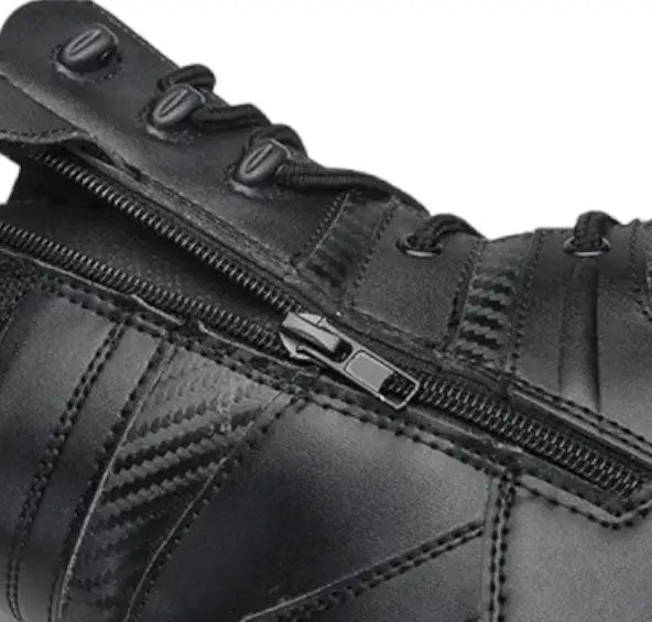 Mens High Leather Tactical Boots