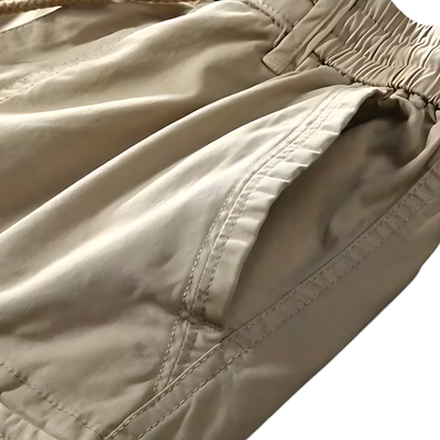 Mens khaki cargo shorts