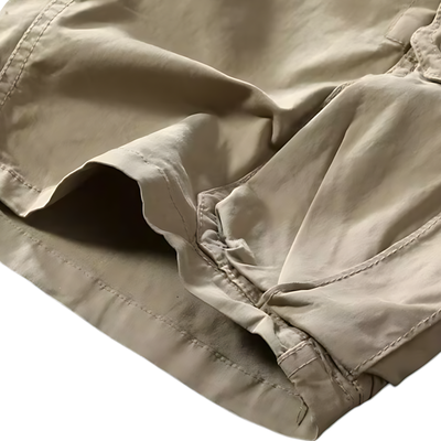 Mens khaki cargo shorts