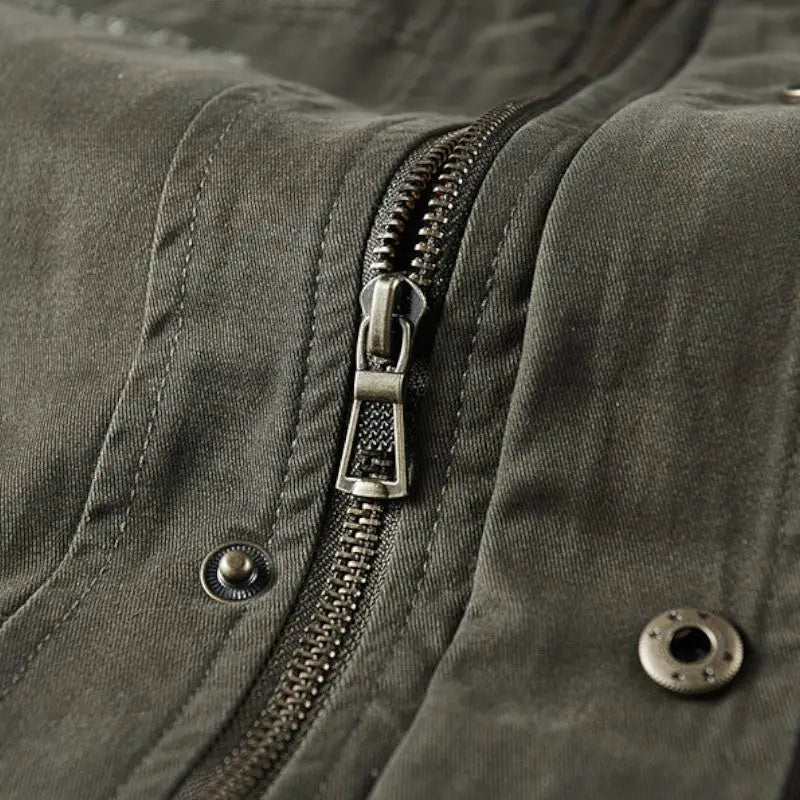 Mens khaki military jacket