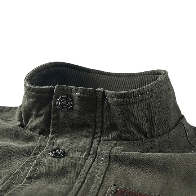 Mens khaki military jacket