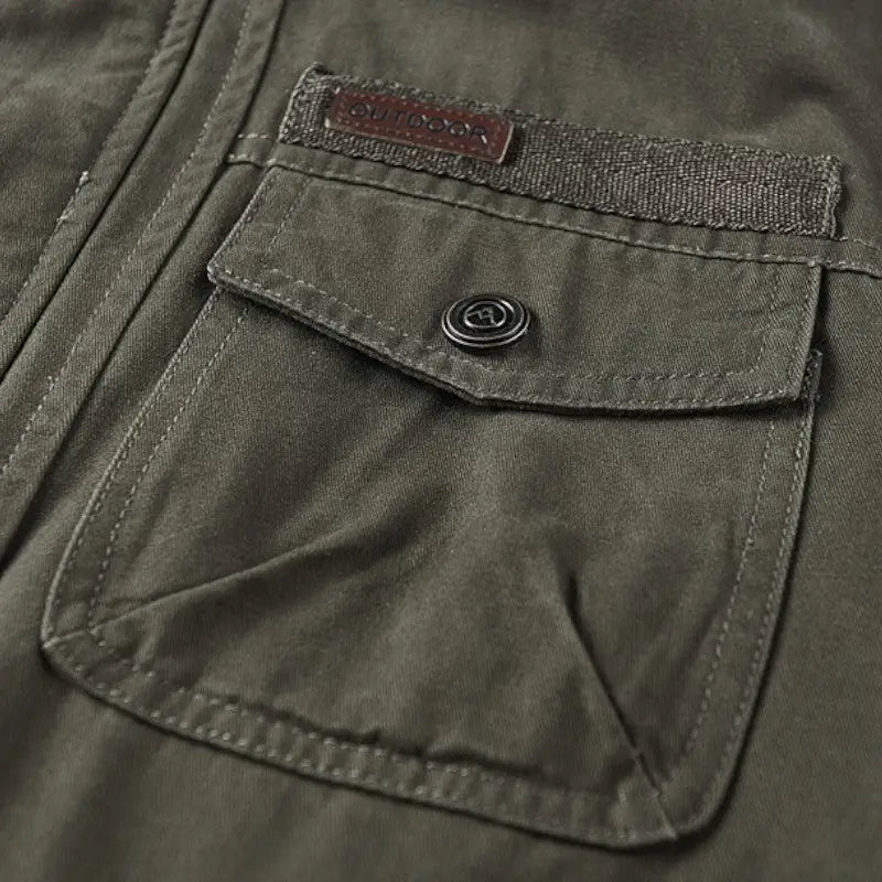 Mens khaki military jacket
