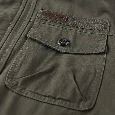 Mens khaki military jacket