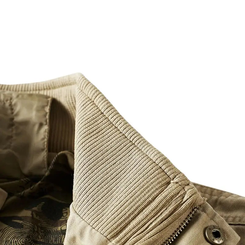 Mens khaki military jacket