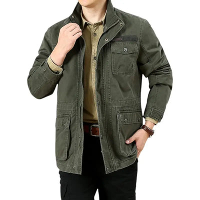 Mens khaki military jacket