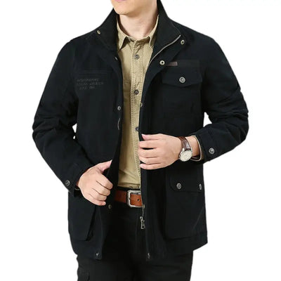 Mens khaki military jacket