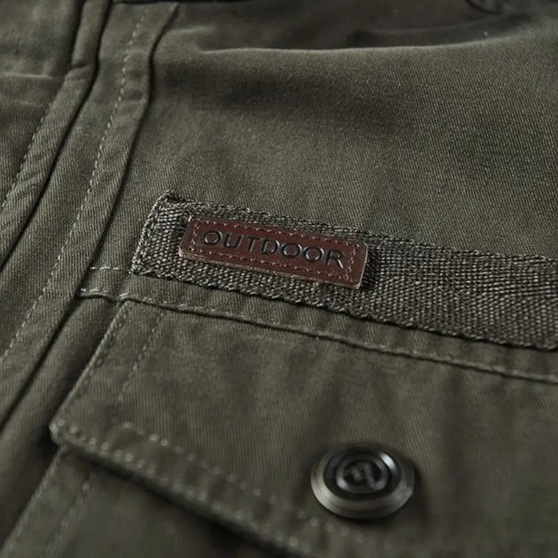 Mens khaki military jacket