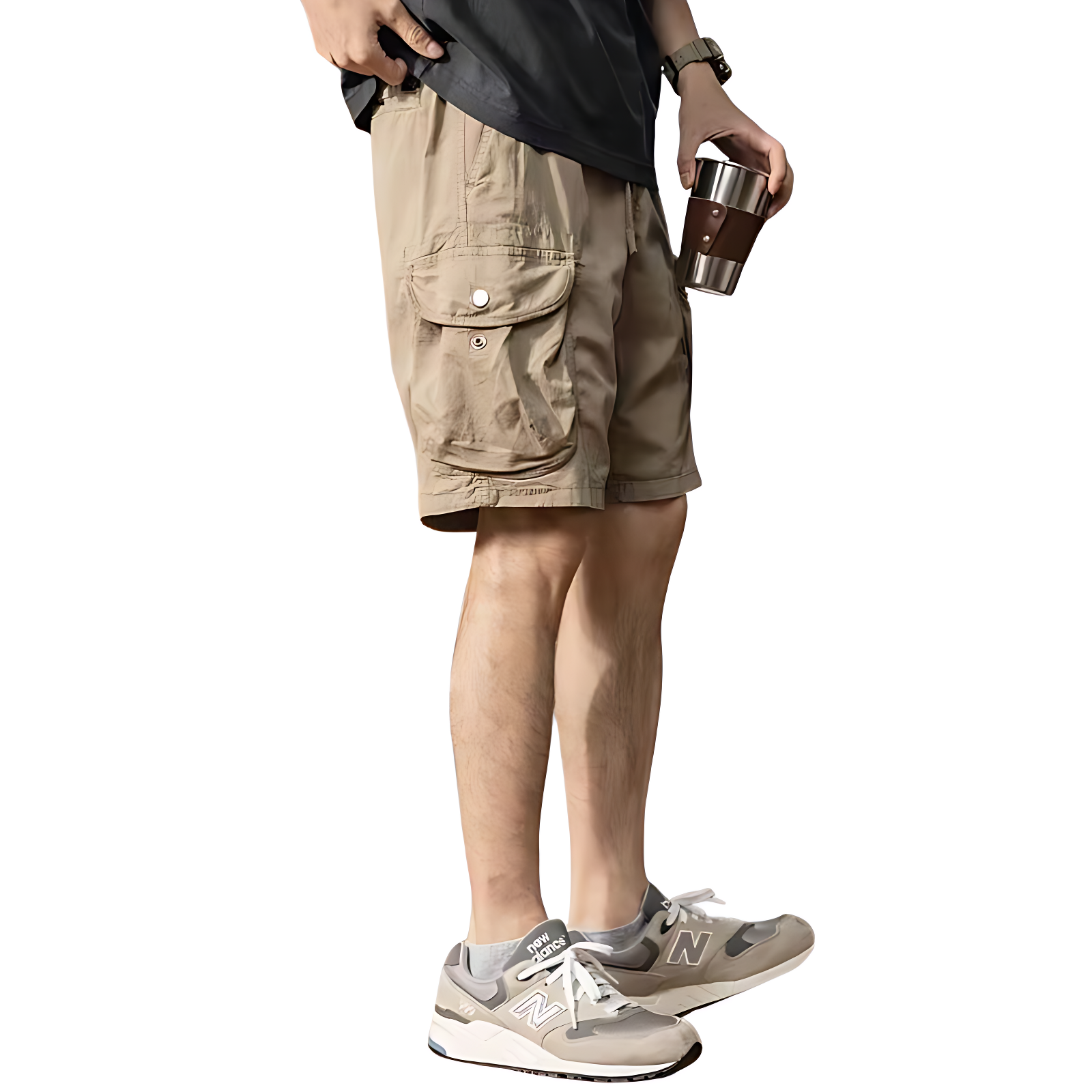 Mens lightweight cargo shorts