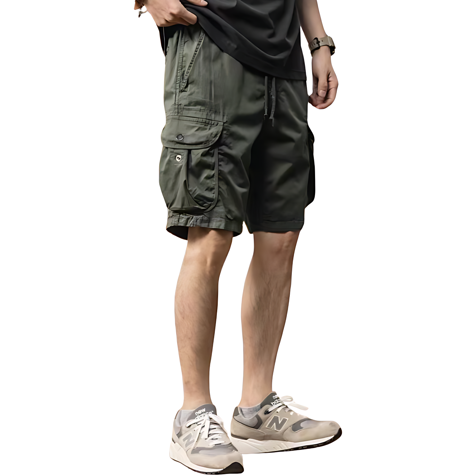 Mens lightweight cargo shorts