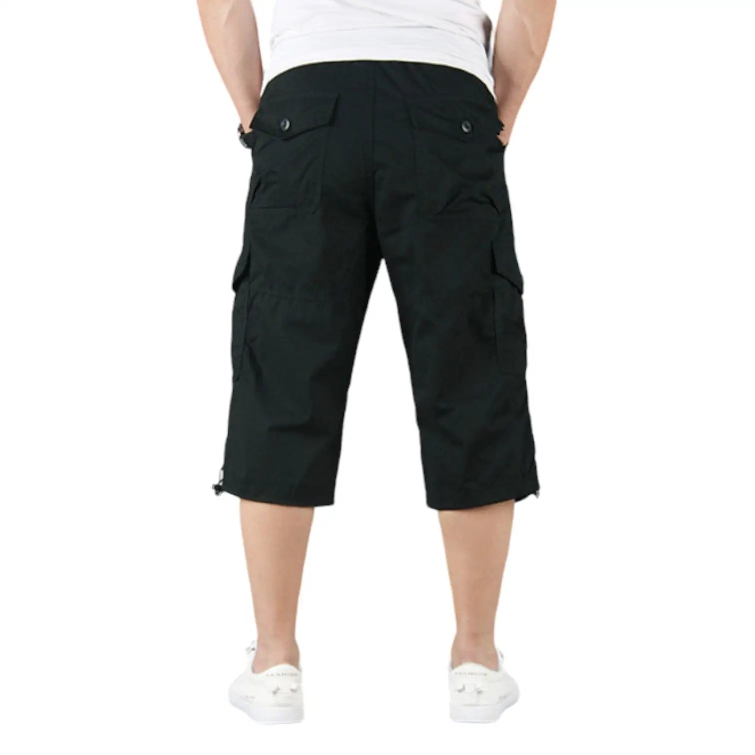 Mens Long Cargo Shorts