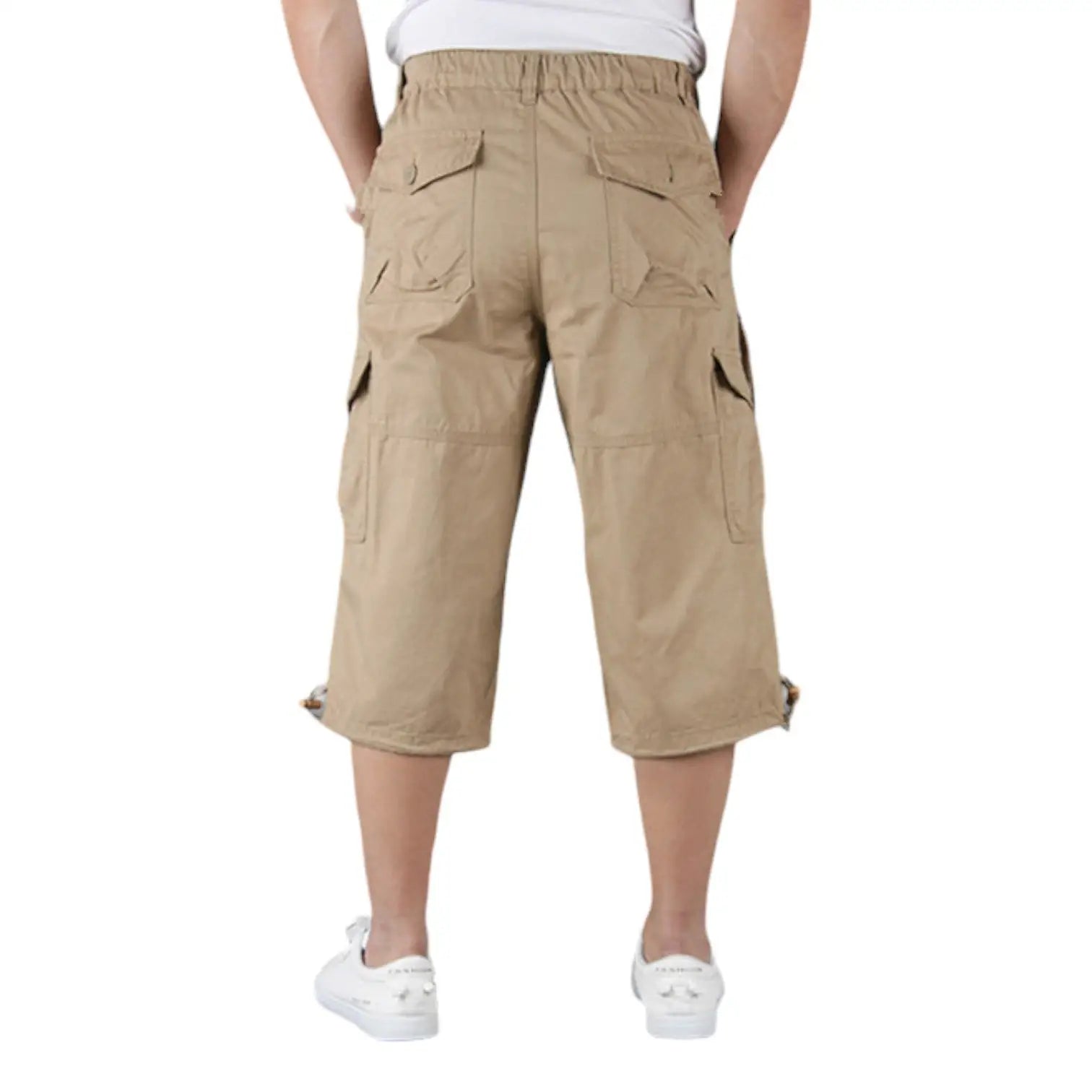 Mens Long Cargo Shorts