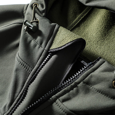 Mens military tactical waterproof softshell jacket