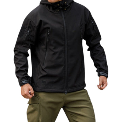 Mens military tactical waterproof softshell jacket