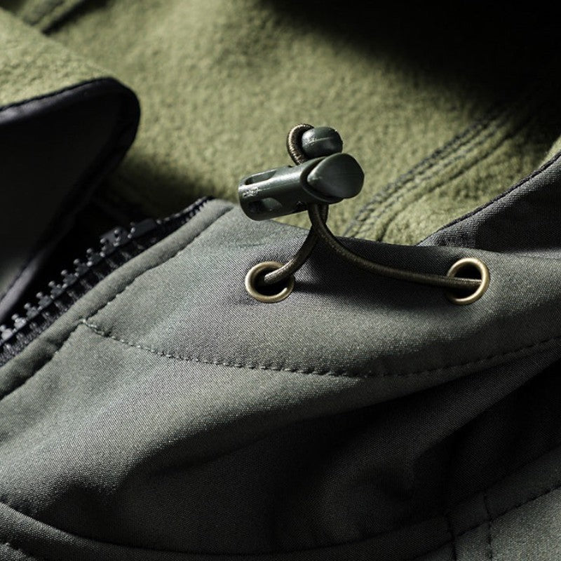 Mens military tactical waterproof softshell jacket