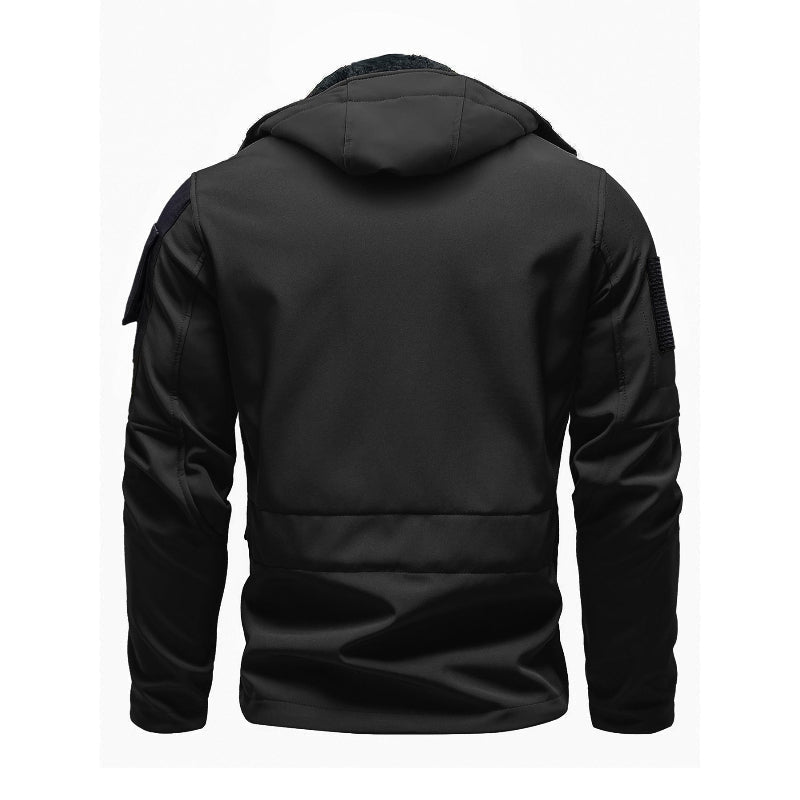 Mens military tactical waterproof softshell jacket