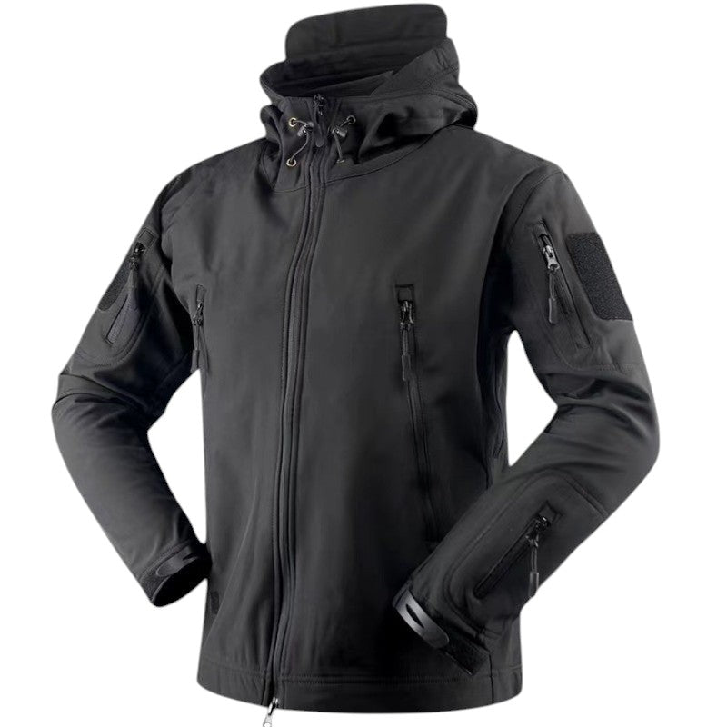 Mens military tactical waterproof softshell jacket