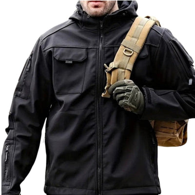 Mens military tactical waterproof softshell jacket