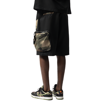 Men’s quick dry camo cargo shorts