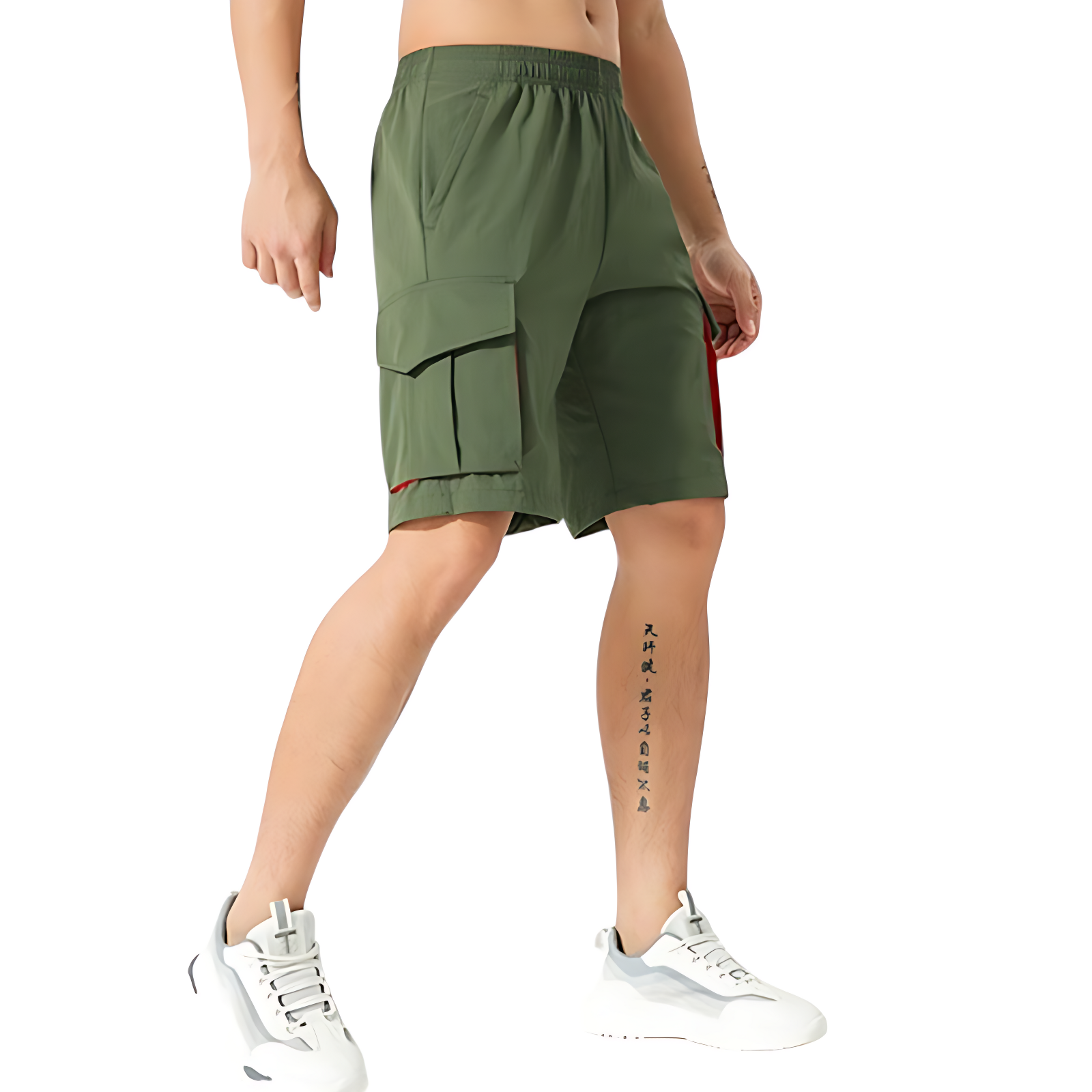 Mens summer cargo shorts
