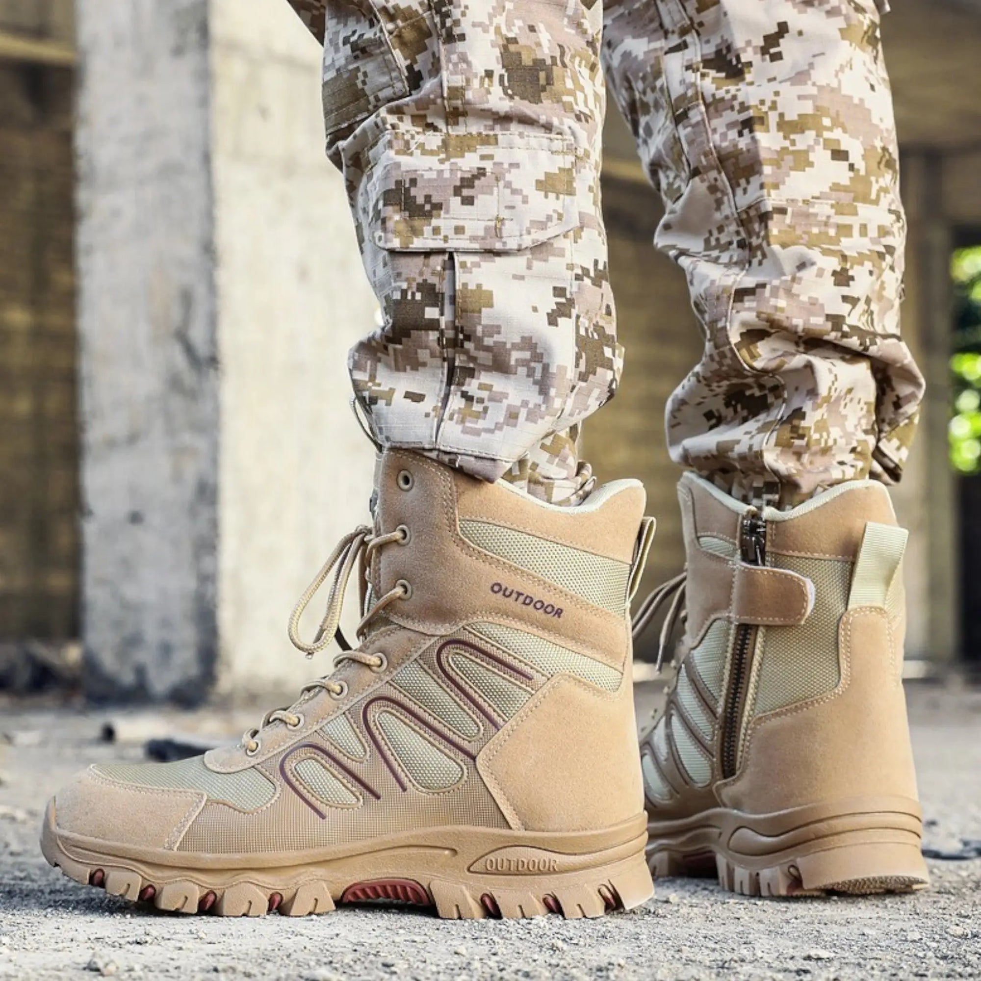 Mens tactical waterproof boots