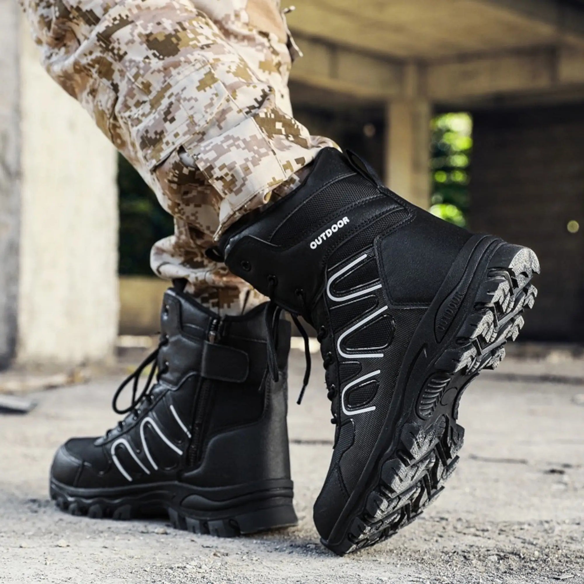 Mens tactical waterproof boots
