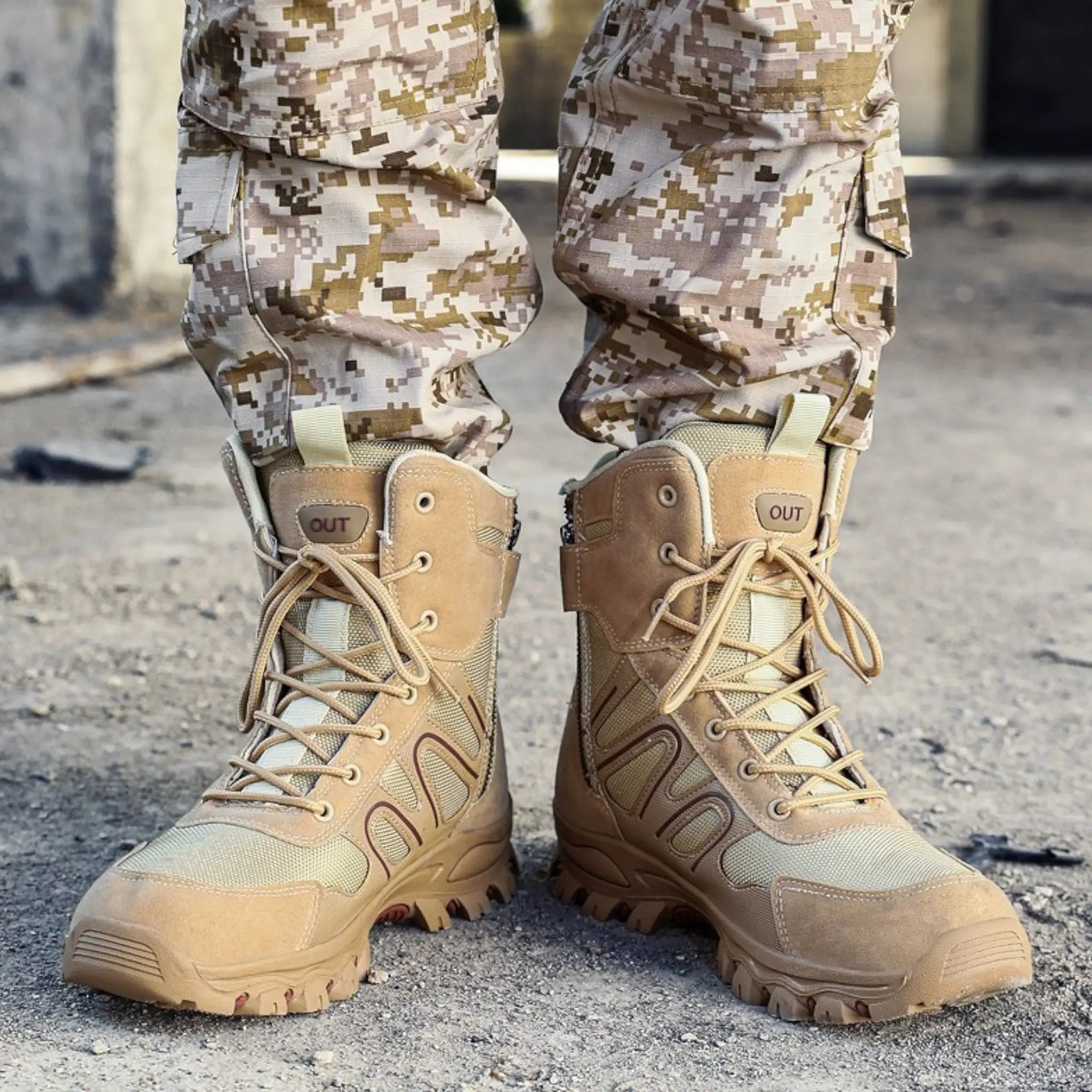 Mens tactical waterproof boots