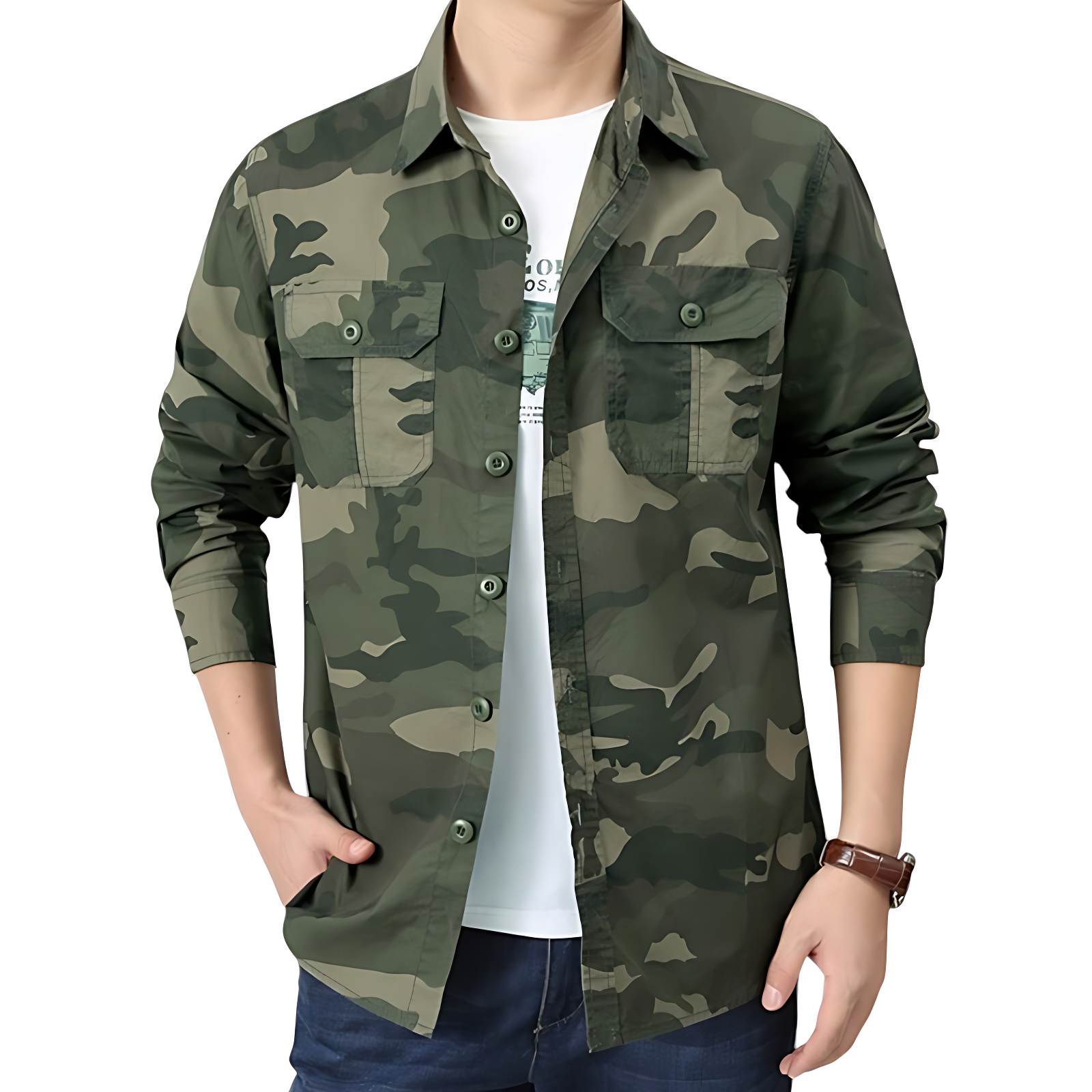 Military camo T-shirts