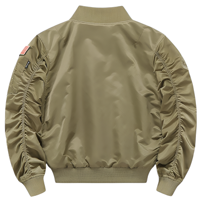 Military flight bomber jacket