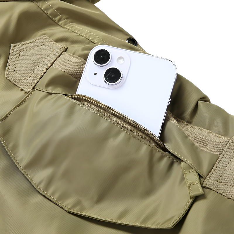 Military flight bomber jacket