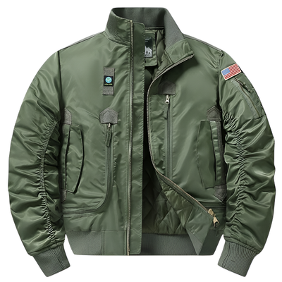 Military flight bomber jacket