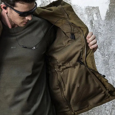 Military Jacket with Hood