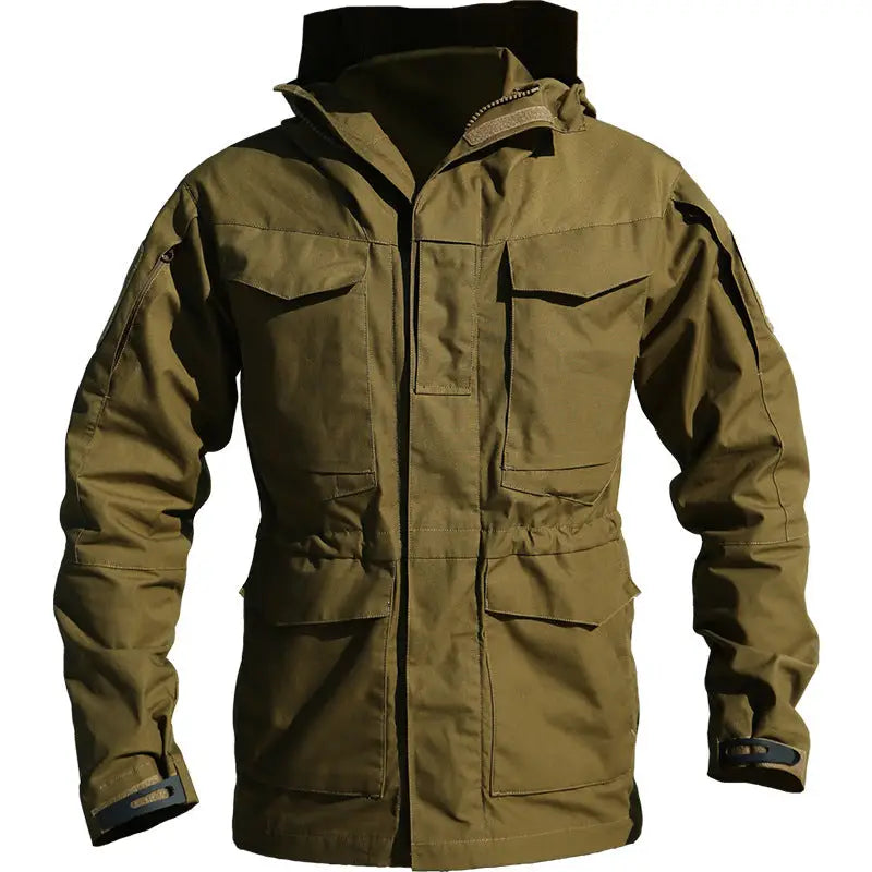 Military Jacket with Hood