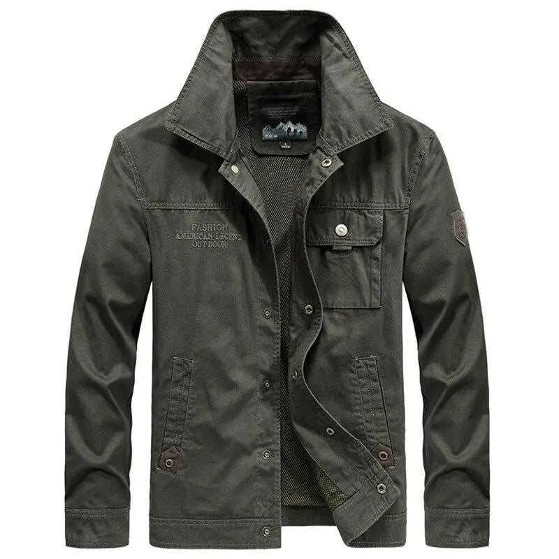 Military Trucker Jacket