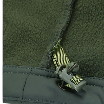 Military waterproof jacket with fleece lining