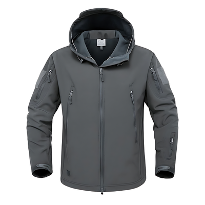 Military waterproof jacket with fleece lining