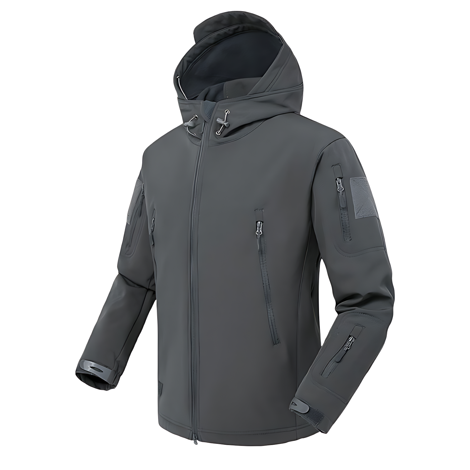 Military waterproof jacket with fleece lining