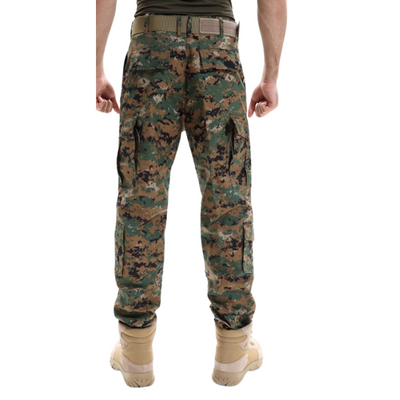 multi pocket cotton camouflage pants