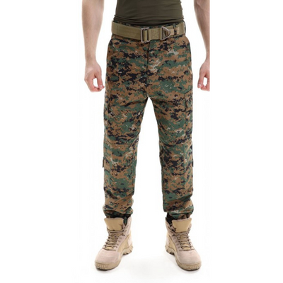 multi pocket cotton camouflage pants