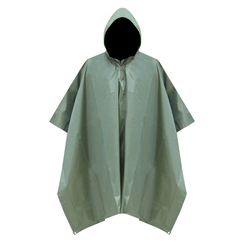 Multifunctional military poncho tent