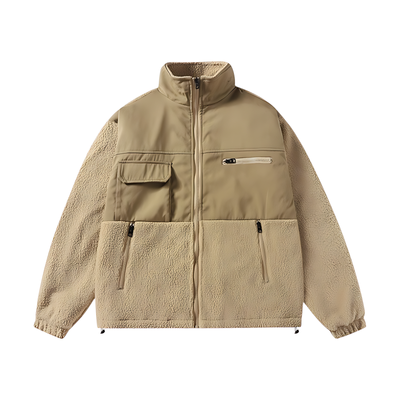 Outdoor camping fleece jumper