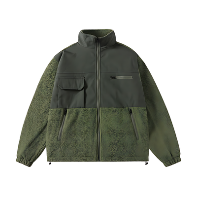 Outdoor camping fleece jumper