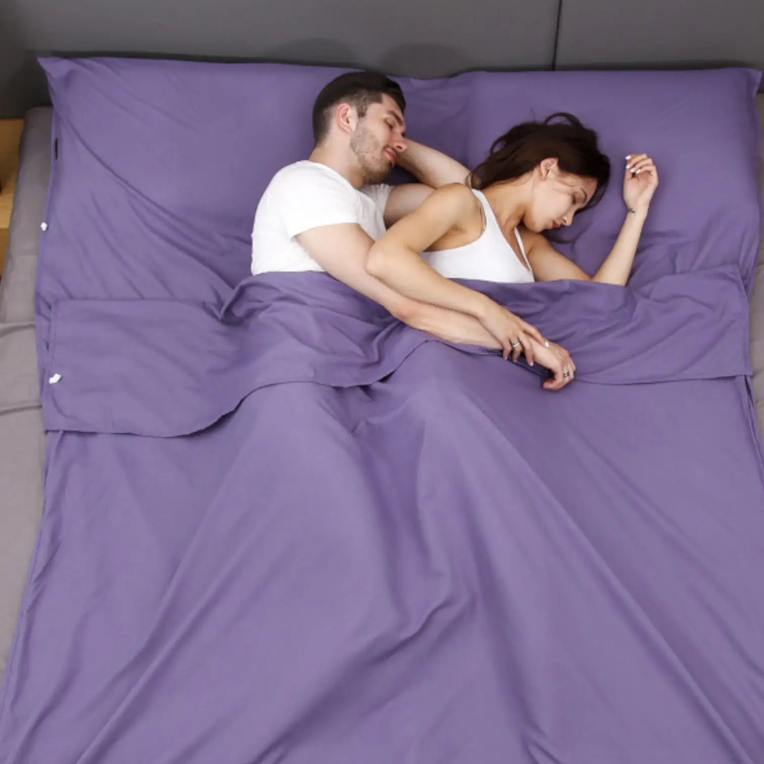 Outdoor sleeping bag liner