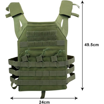Plate carrier weighted vest