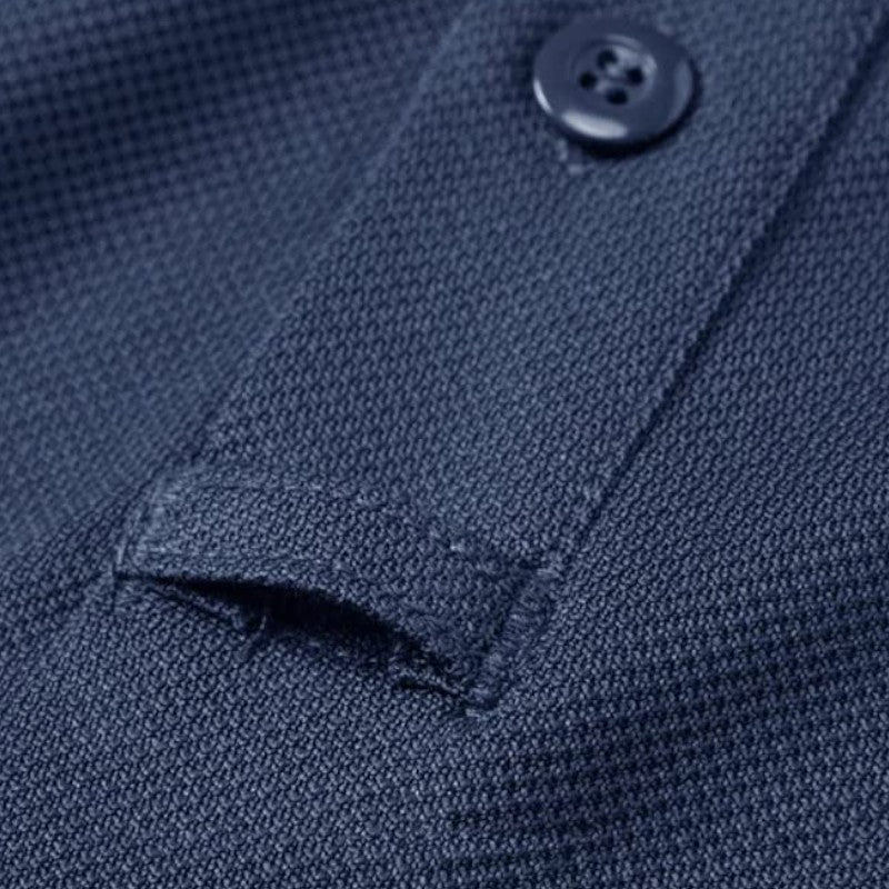 Polo shirt with velcro patch