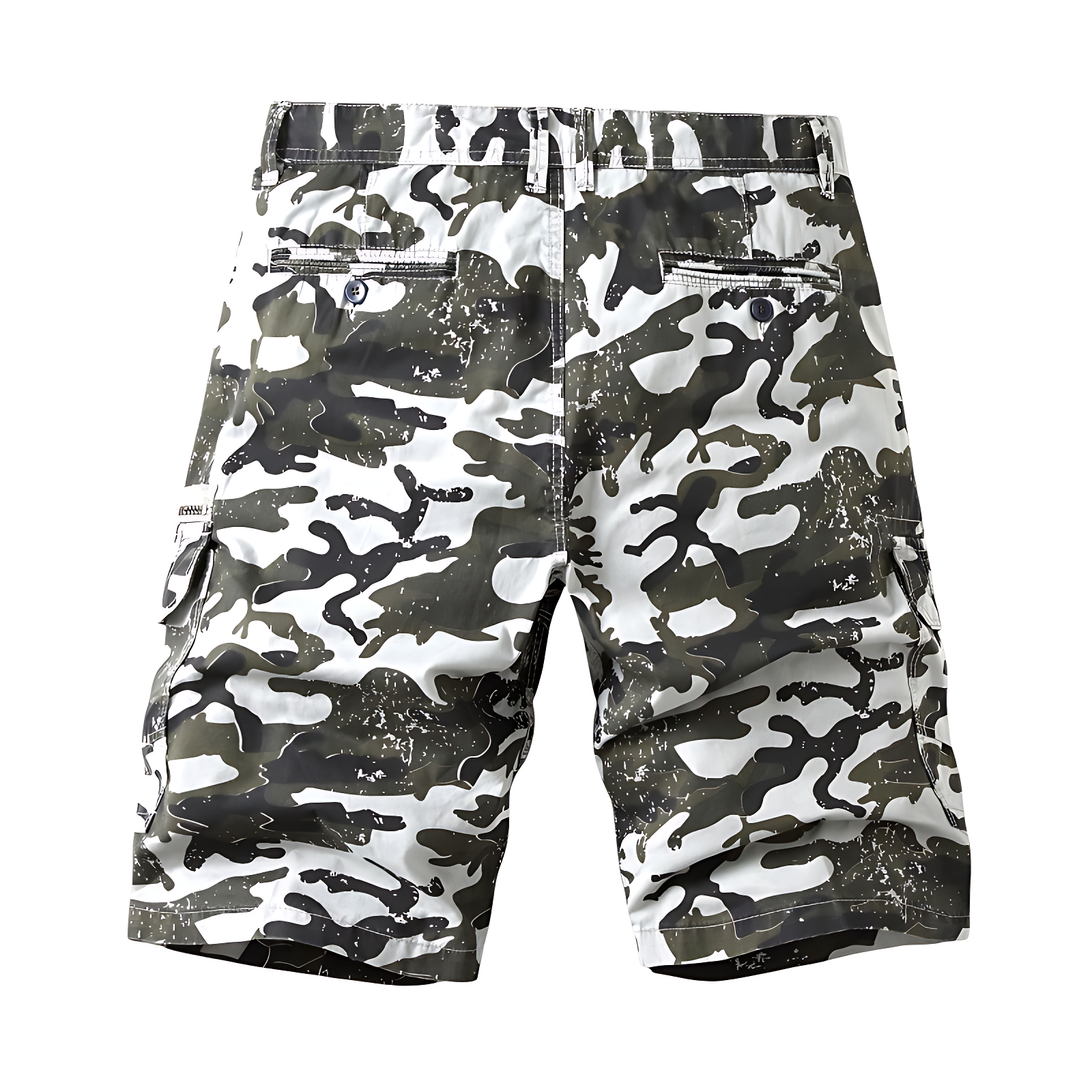 Quality Camo Cargo Shorts with Zipper Pockets