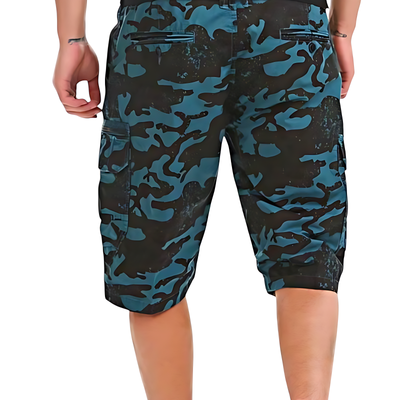 Quality Camo Cargo Shorts with Zipper Pockets