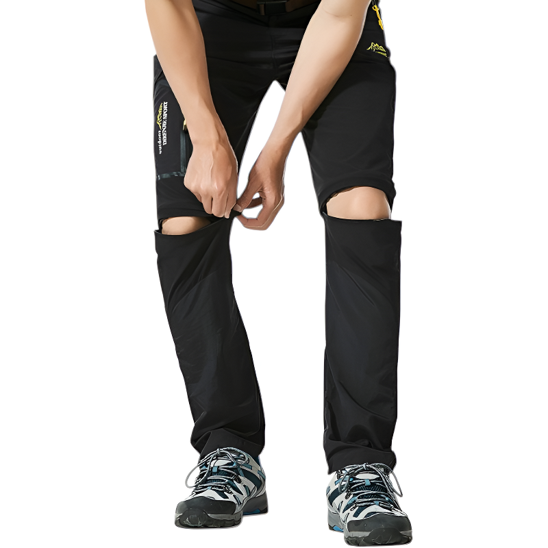 Quick dry detachable hiking pants