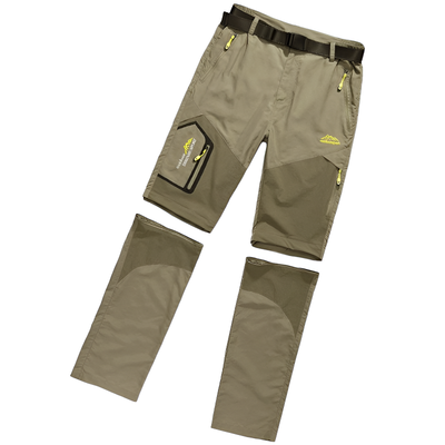 Quick dry detachable hiking pants